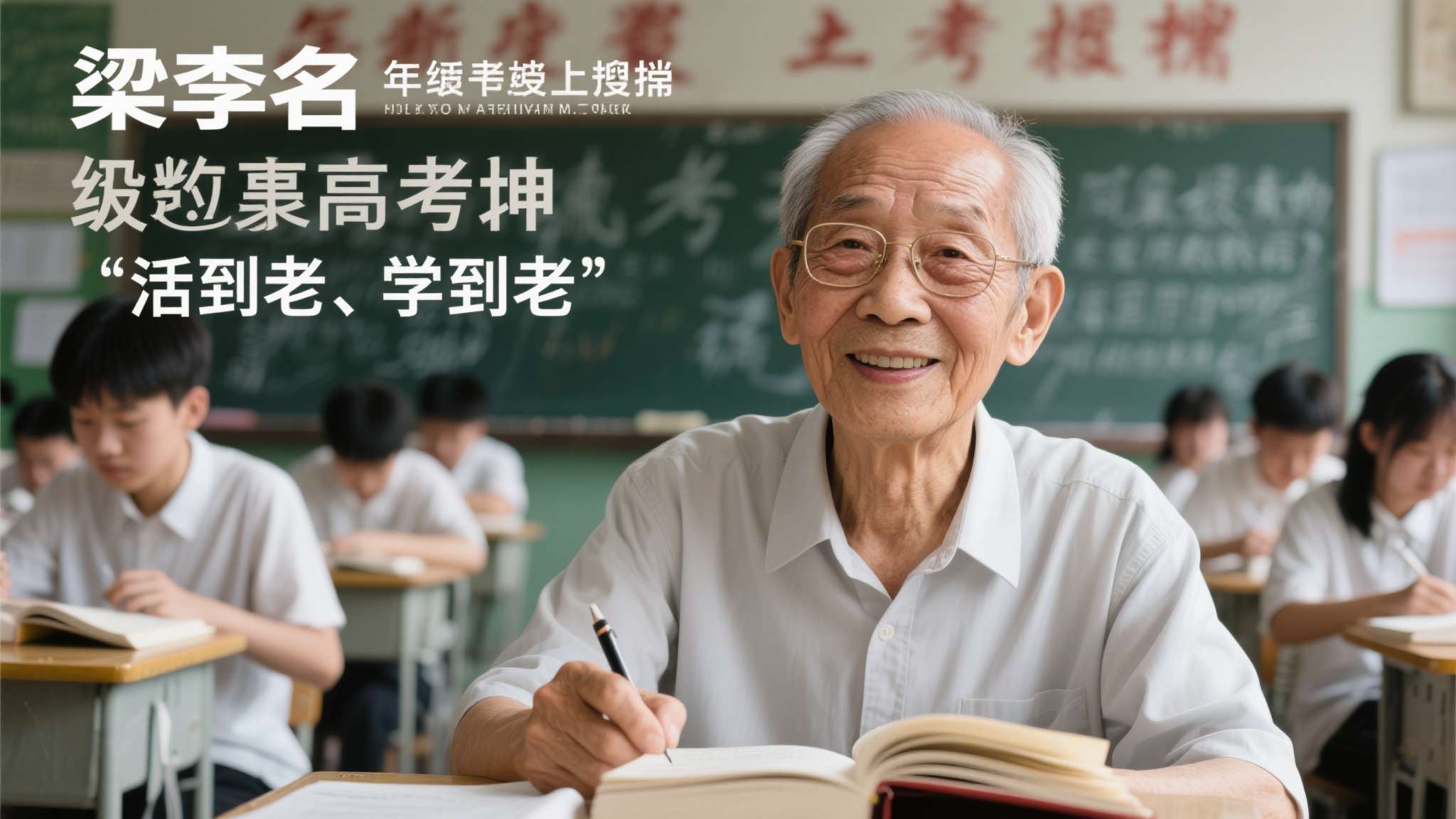 高考钉子户梁实第29次参加高考 每年高考季,梁实的名字都会冲上热搜。支持者认为他是"活到老、学到老"精神的代表;